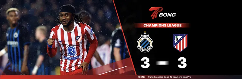 7BONG highlight: Club Brugge VS Atletico Madrid [19-02-26] • UEFA Champions League