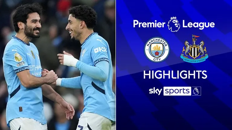 Video bàn thắng Man City 4-0 Newcastle: Man City đại thắng!
