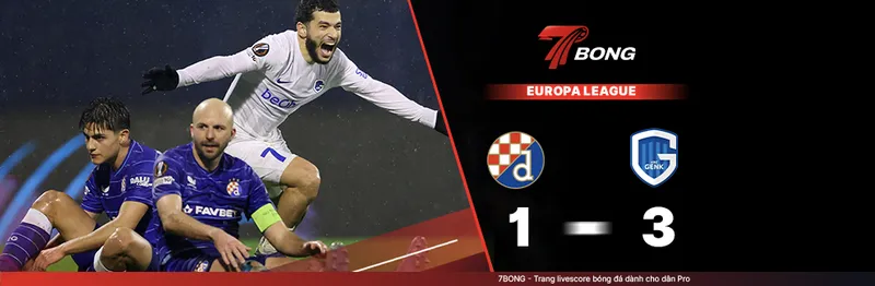 7BONG highlight: Dinamo Zagreb VS Racing Genk [20-02-26] • UEFA Europa League