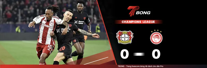 7BONG highlight: Leverkusen VS Olympiakos  [25-02-26] • UEFA Champions League