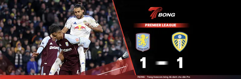 7BONG highlight: Aston Villa VS Leeds Utd [21-01-26] • English Premier League