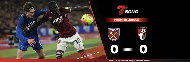 7BONG highlight: West Ham VS Bournemouth [22-01-26] • English Premier League