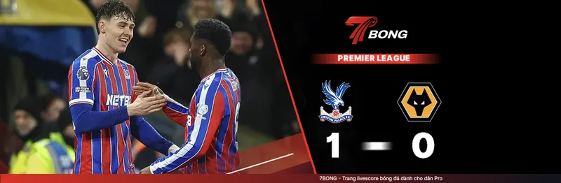 7BONG highlight: Crystal Palace VS Wolverhampton [22-01-26] • English Premier League