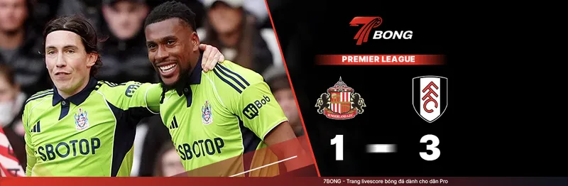 7BONG highlight: Sunderland VS Fulham [22-01-26] • English Premier League