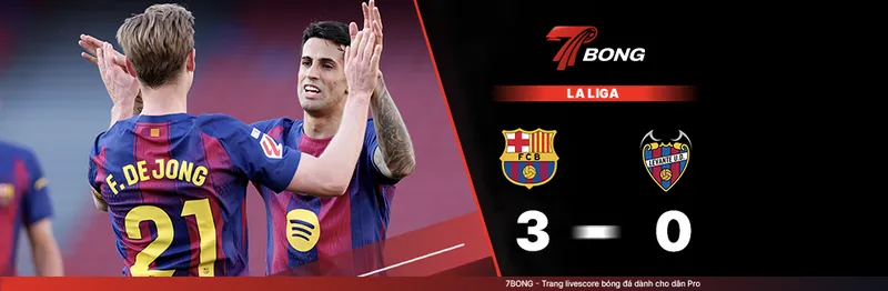 7BONG highlight: Barcelona VS Levante [22-01-26] • Spanish La Liga