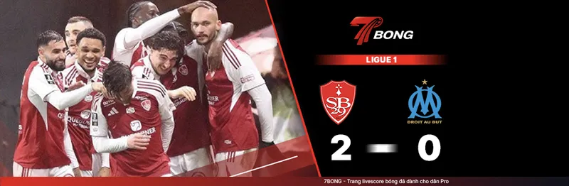 7BONG highlight: Brestois 29 VS Marseille [21-01-26] • French Ligue 1