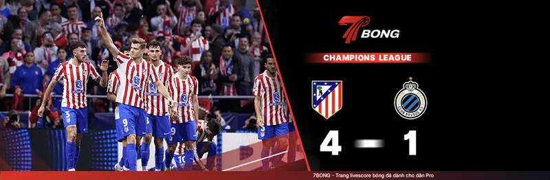 7BONG highlight: Atletico Madrid VS Club Brugge [25-02-26] • UEFA Champions League