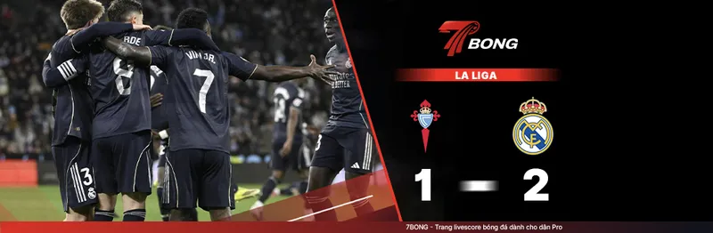 7BONG highlight: Celta Vigo VS Real Madrid [07-03-26] • Spanish La Liga