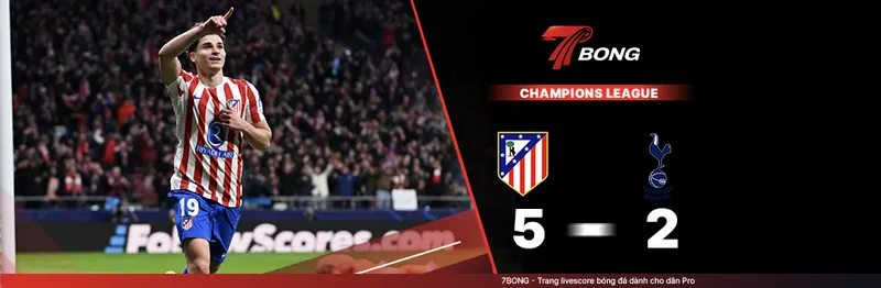 7BONG highlight: Atletico Madrid VS Tottenham [11-03-26] • UEFA Champions League