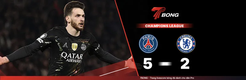 7BONG highlight: PSG VS Chelsea [12-03-26] • UEFA Champions League