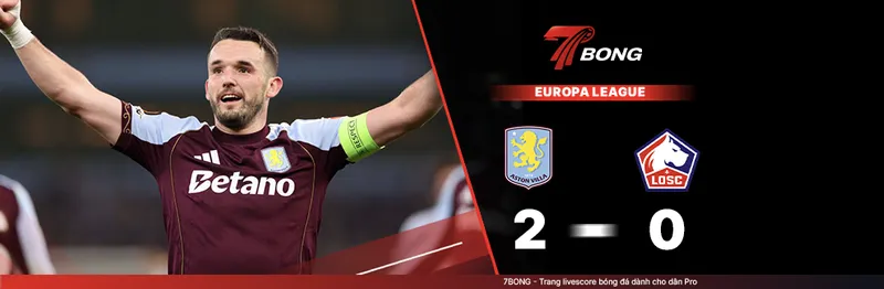 7BONG highlight: Aston Villa VS Lille [20-03-26] • UEFA Europa League