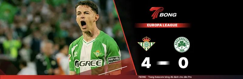 7BONG highlight: Real Betis VS Panathinaikos [20-03-26] • UEFA Europa League
