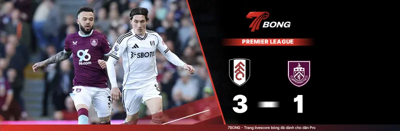 7BONG highlight: Fulham VS Burnley [21-03-26] • English Premier League