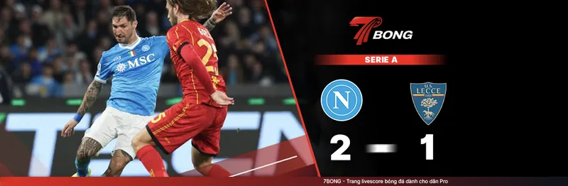 7BONG highlight: Napoli VS Lecce [15-03-26] • Italian Serie A