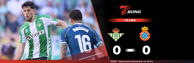 7BONG highlight: Real Betis VS Espanyol [04-04-26] • Spanish La Liga