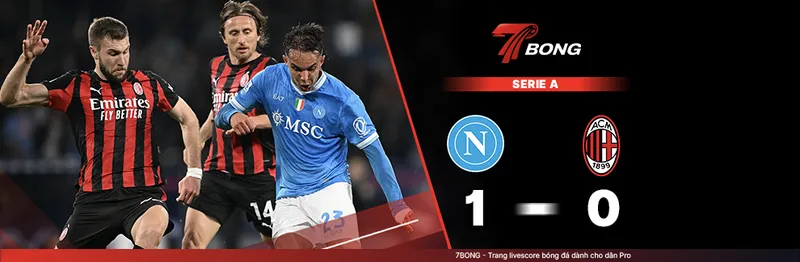 7BONG highlight: Napoli VS AC Milan [07-04-26] • Italian Serie A