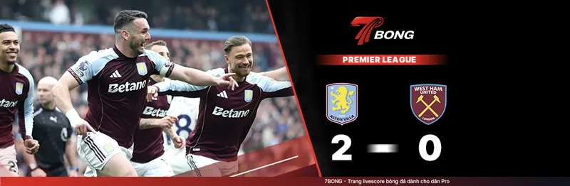 7BONG highlight: Aston Villa VS West Ham [22-03-26] • English Premier League