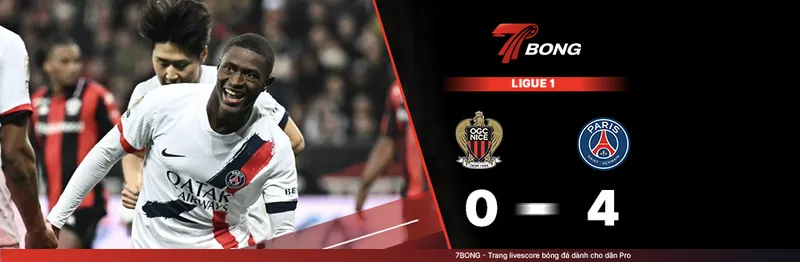 7BONG highlight: Nice VS PSG [22-03-26] • French Ligue 1