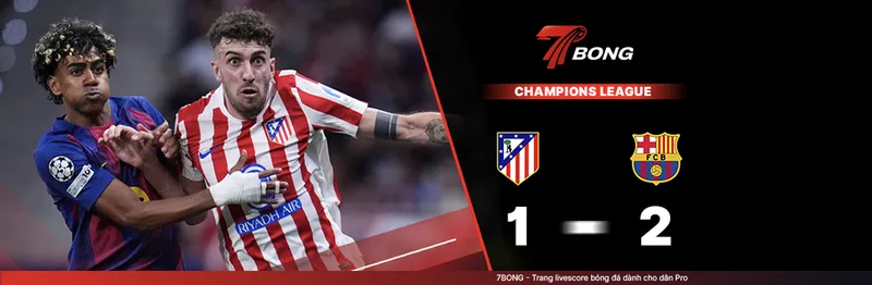 7BONG highlight: Atletico Madrid VS Barcelona [15-04-26] • UEFA Champions League
