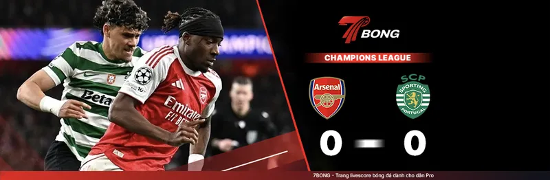 7BONG highlight: Arsenal VS Sporting CP [16-04-26] • UEFA Champions League