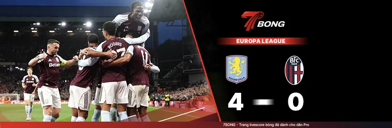 7BONG highlight: Aston Villa VS Bologna [17-04-26] • UEFA Europa League