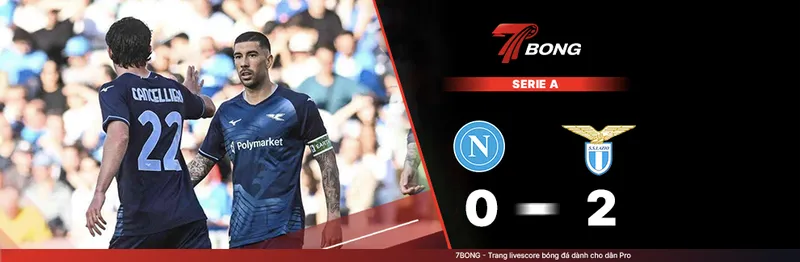 7BONG highlight: Napoli VS Lazio [18-04-26] • Italian Serie A