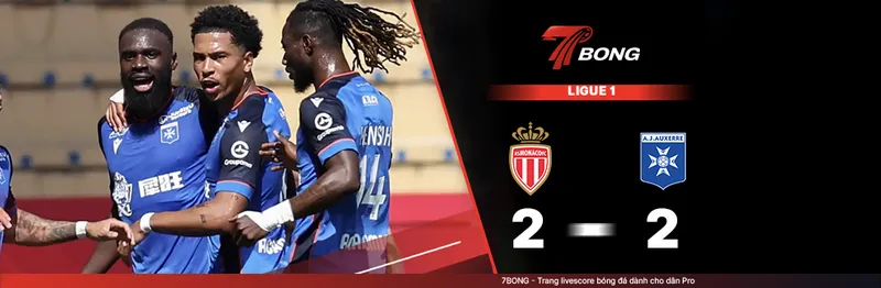 7BONG highlight: Monaco VS Auxerre [19-04-26] • French Ligue 1