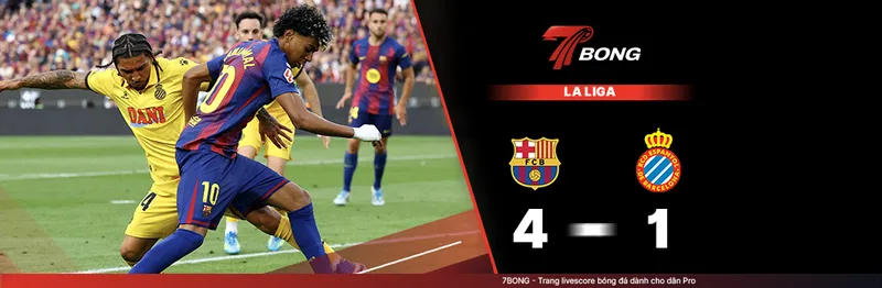 7BONG highlight: Barcelona VS Espanyol [11-04-26] • Spanish La Liga