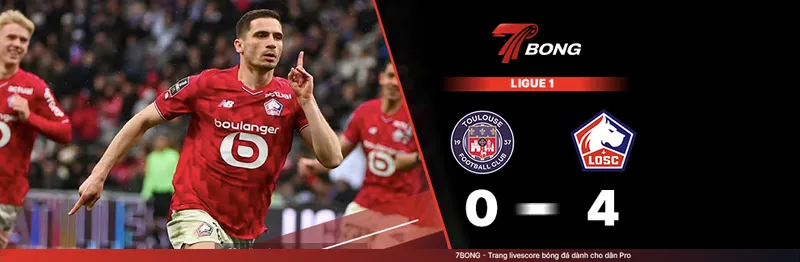 7BONG highlight: Toulouse VS Lille [12-04-26] • French Ligue 1