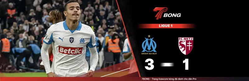 7BONG highlight: Marseille VS Metz [11-04-26] • French Ligue 1