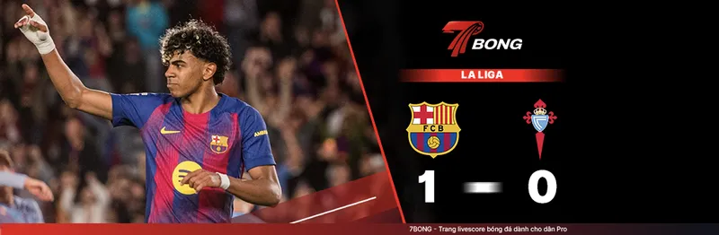 7BONG highlight: Barcelona VS Celta Vigo [23-04-26] • Spanish La Liga