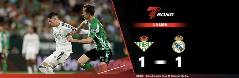 7BONG highlight: Real Betis VS Real Madrid [25-04-26] • Spanish La Liga