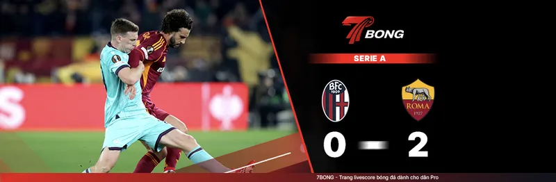 7BONG highlight: Bologna VS AS Roma [25-04-26] • Italian Serie A