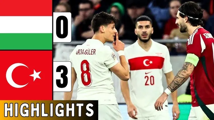 Video bàn thắng Hungary 0 - 3 Turkey