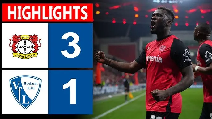 Video highlight: Bayer Leverkusen 3 - 1 Bochum: Tiếp tục bám đuổi
