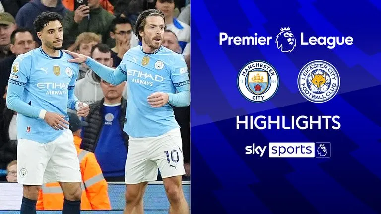 Video highlights: Man City vs. Leicester City - Vòng 30 Ngoại hạng anh