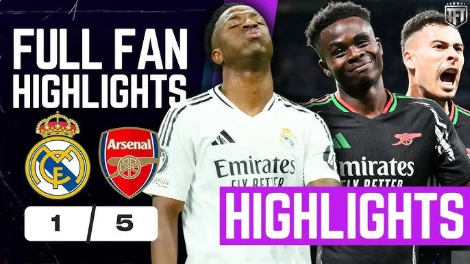 Video highlight: Real Madrid vs. Arsenal • Nhà Vua gục ngã