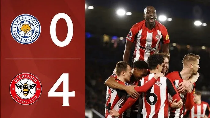 Video bàn thắng Leicester City 0-4 Brentford: Bầy ong thăng hoa